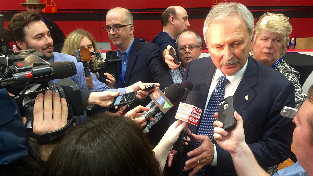 Le nouveau chef du Parti progressiste-conservateur, Blaine Higgs.