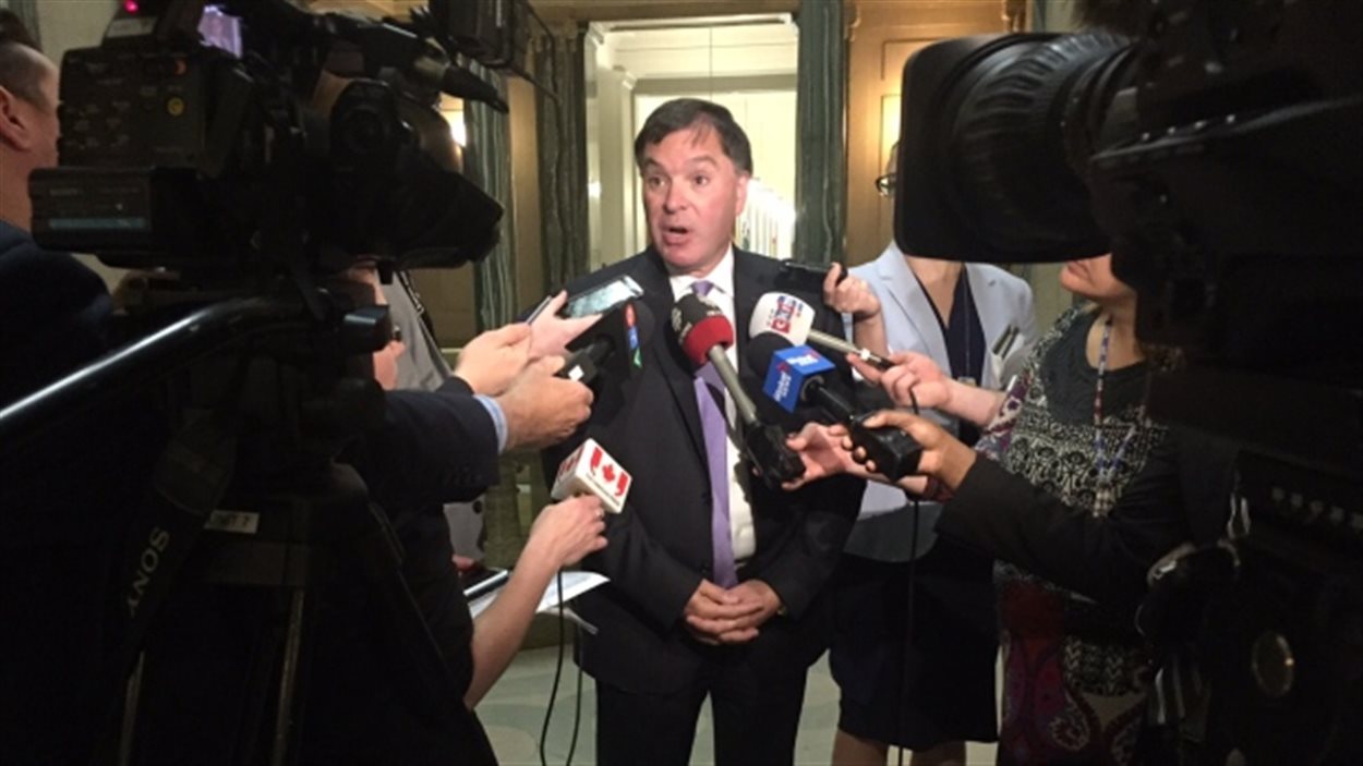 Le ministre de la Justice de la Saskatchewan Gordon Wyant.