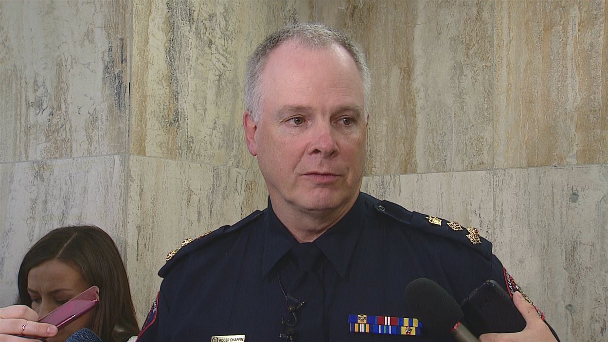 Le chef de police de Calgary, Roger Chaffin.