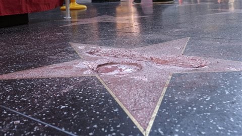 L'étoile de Donald Trump, sur le Hollywood Walk of Fame, a été détruite à coups de pioche