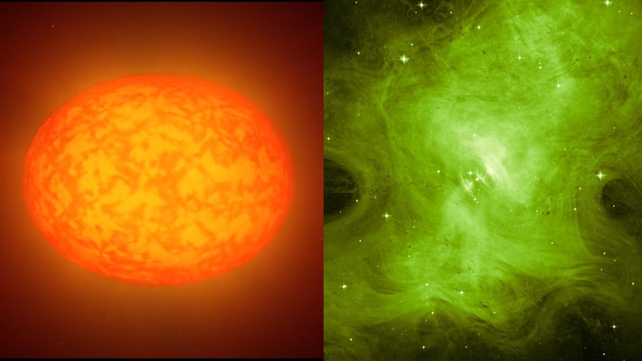 Étoiles en forme de citrouille et supernova sinistre, l'espace se pare-t-il pour l'Halloween?