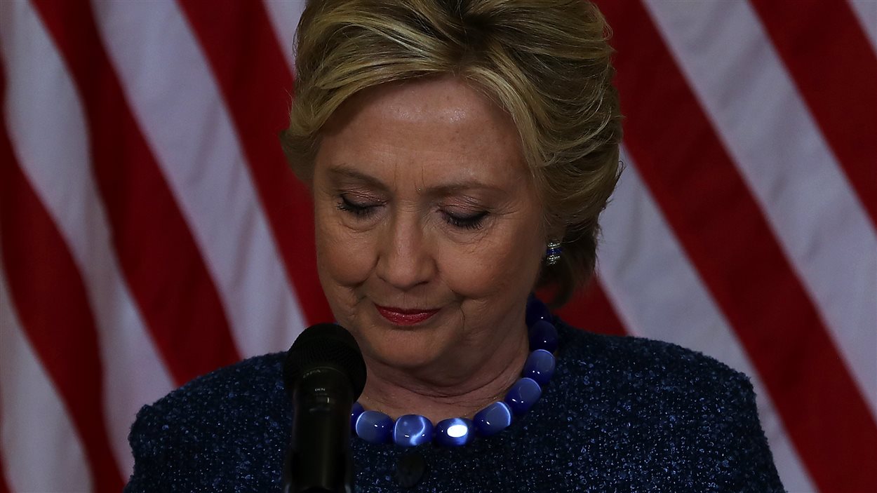 Hillary Clinton, le vendredi 28 octobre 2016, lors d'un rassemblement en Iowa.