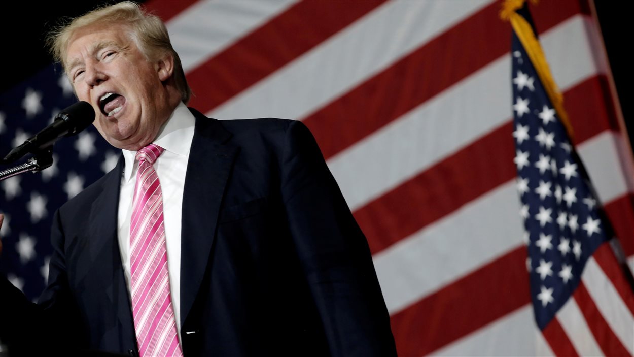 Le candidat républicain Donald Trump s'adresse à ses partisans, en Pennsylvanie.