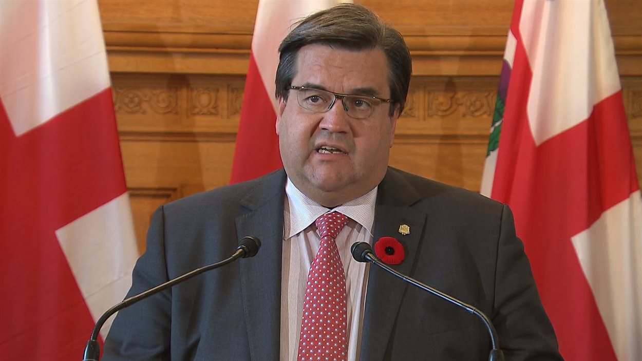 Le maire de Montréal, Denis Coderre