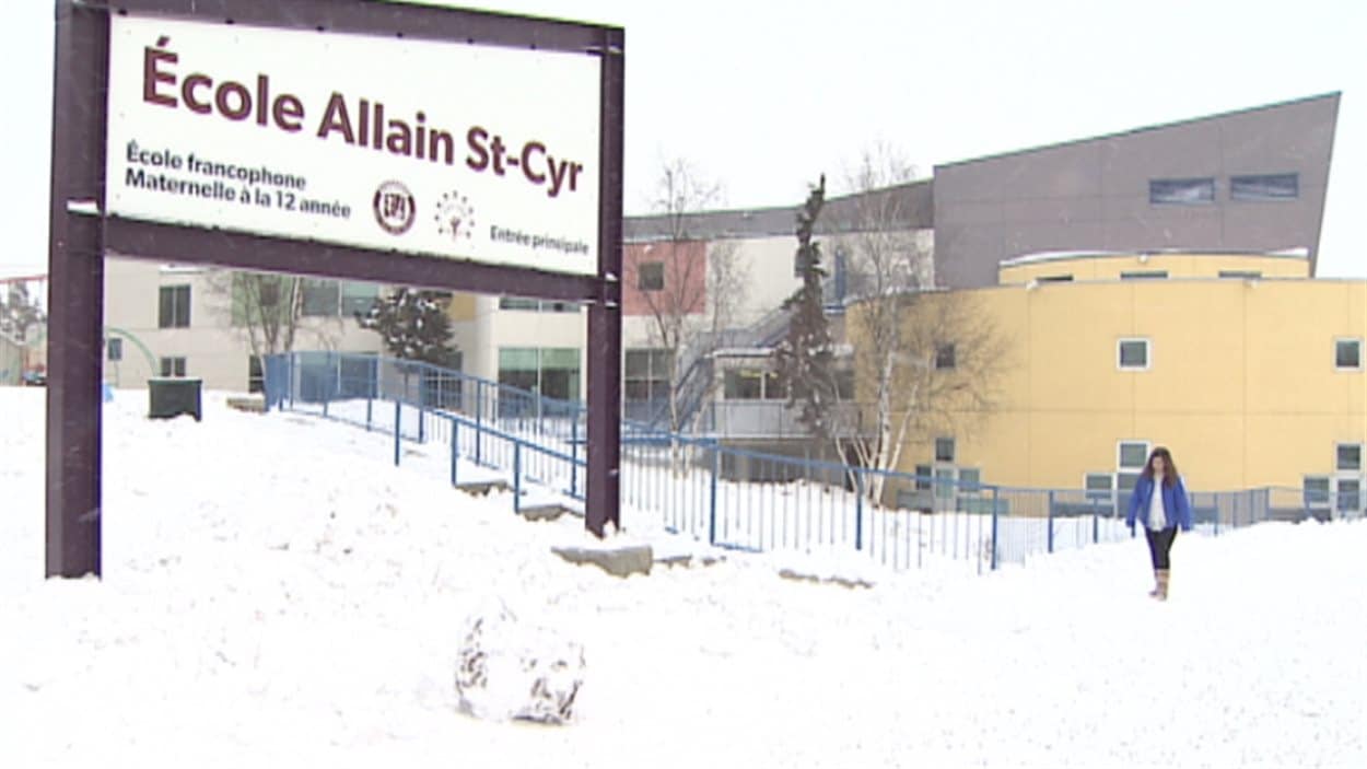 École Allain St-Cyr à Yellowknife dans les Territoires du Nord-Ouest