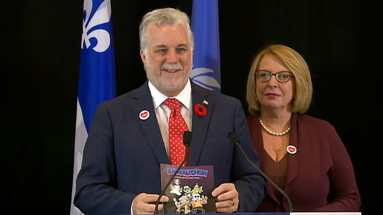 Le premier ministre du Québec a annoncé le lancement d'une bande dessinée pour lutter contre la radicalisation.
