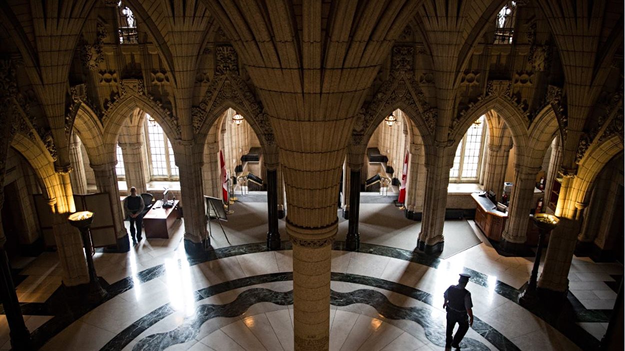 La rotonde du Parlement, à Ottawa.
