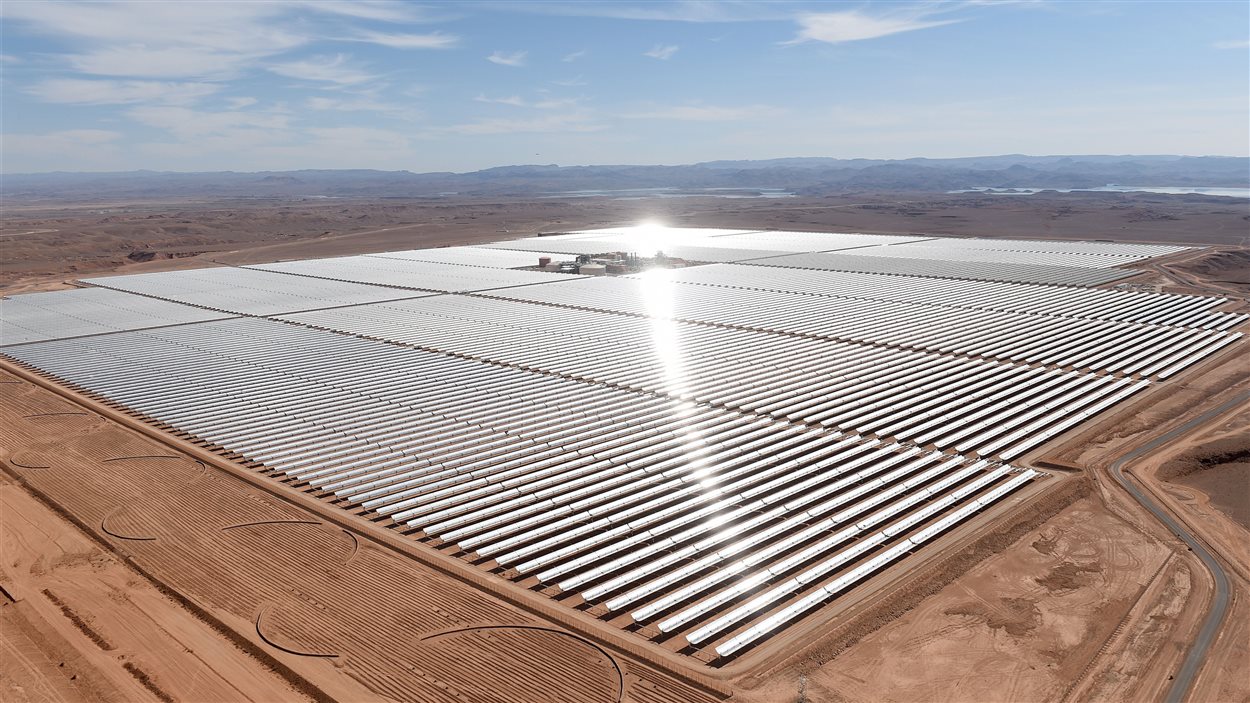 La centrale solaire de Noor au Maroc