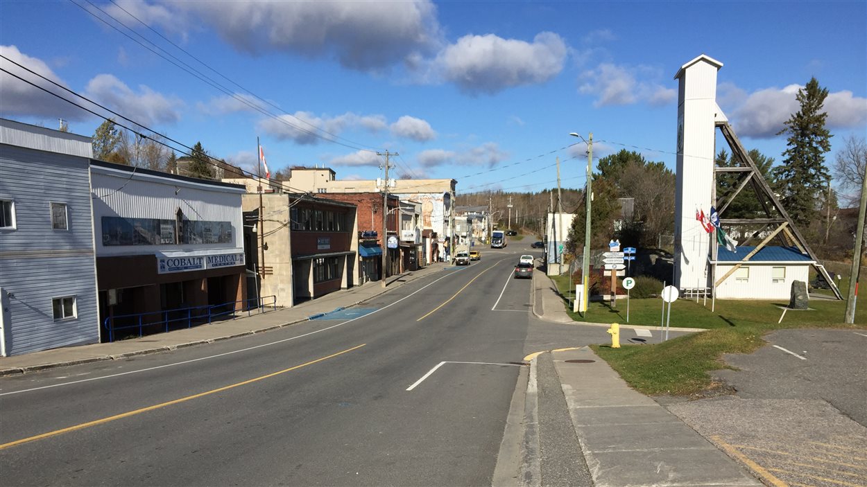 Le centre-ville de Cobalt