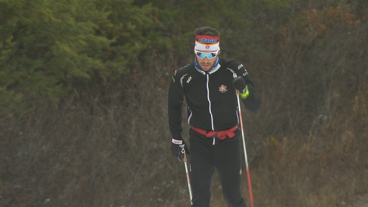 Alex Harvey termine sa préparation en vue de le Coupe du monde de ski de fond.