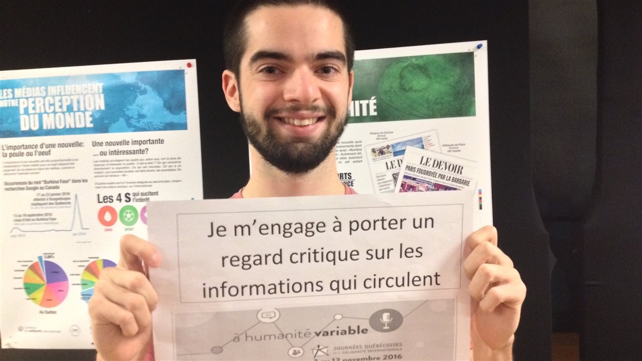 À l'UQAR, des étudiants s'engagent à développer un esprit critique face à l'actualité internationale.