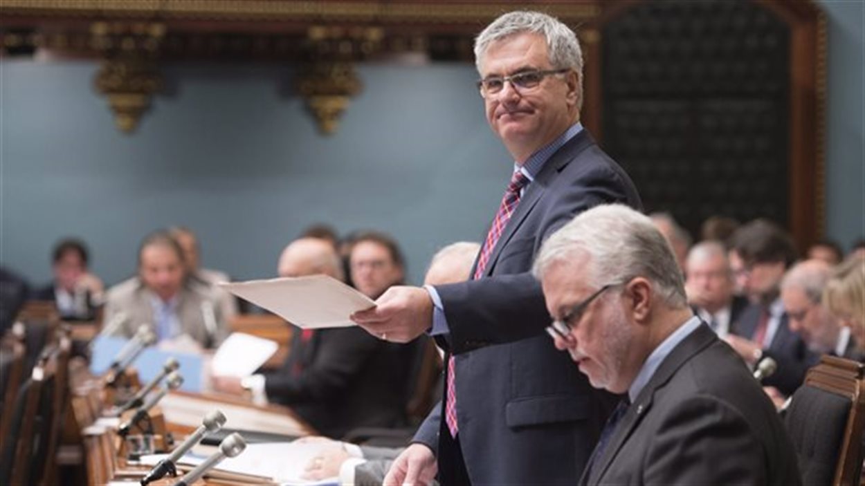 Le leader parlementaire du gouvernement du Québec, ministre responsable des Relations canadiennes et de la Francophonie canadienne, Jean-Marc Fournier