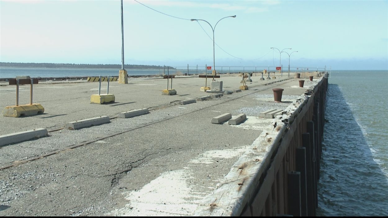 La jetée ouest du Port de Rimouski est en mauvais état (archives).