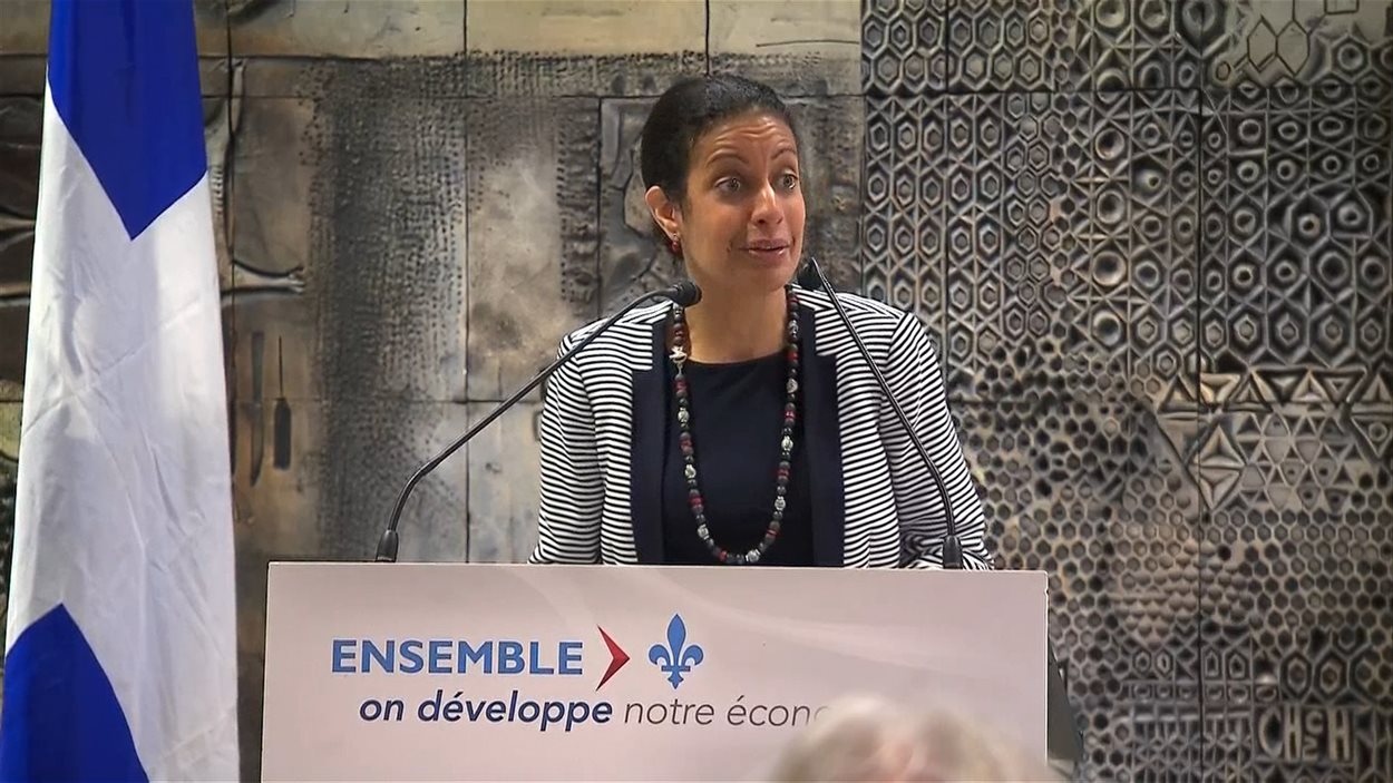 La ministre de l'Économie, de la Science et de l'Innovation, Dominique Anglade