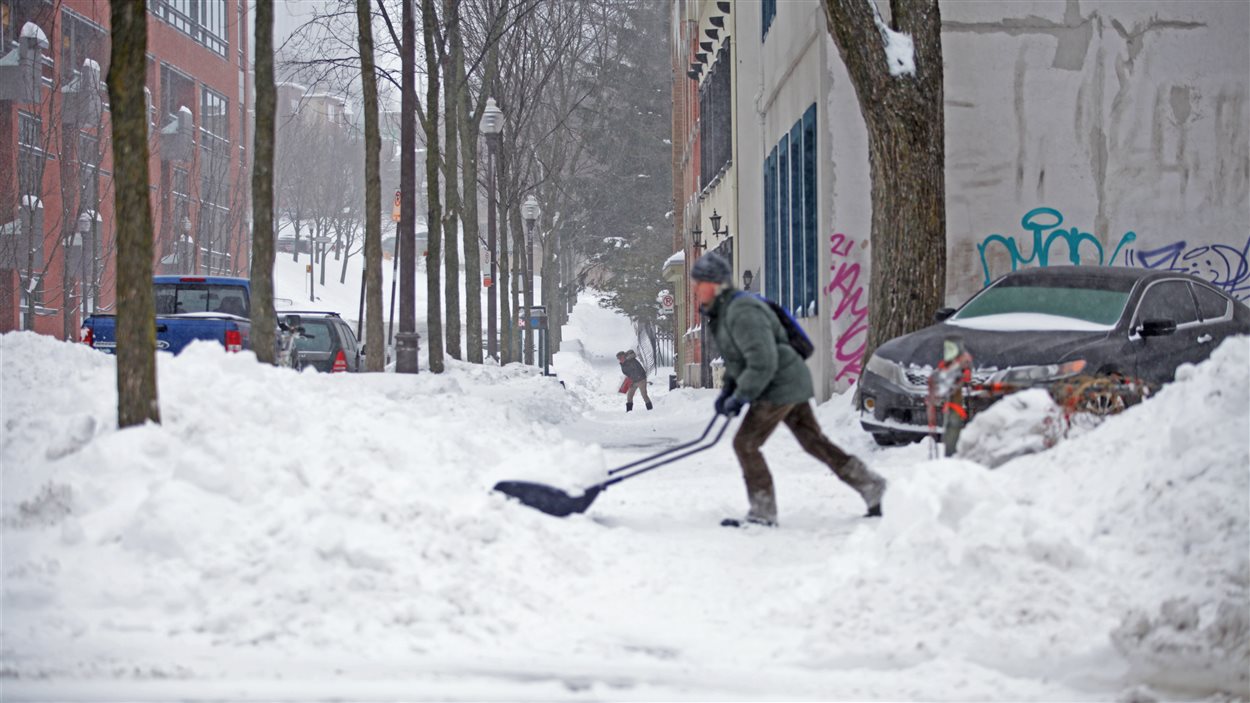 Québec a reçu 25 cm de neige depuis mardi RadioCanada