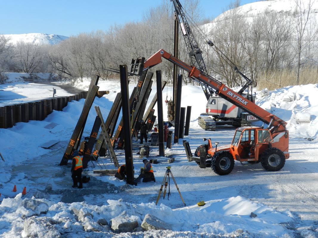 Nouvelle route 112 à Thetford Mines les travaux vont bon train