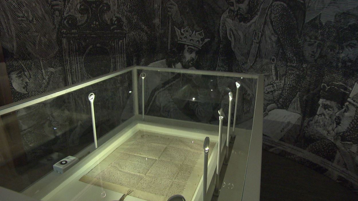 La Magna Carta est exposée au Musée canadien de l'histoire.