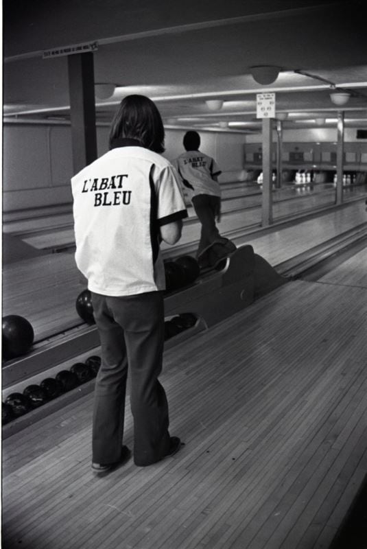 Bowling dans le clearance noir